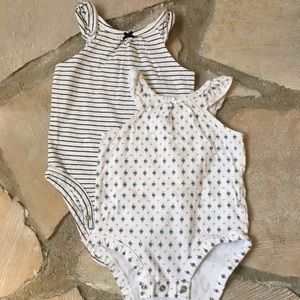 Baby girl tank tops (set of 2)